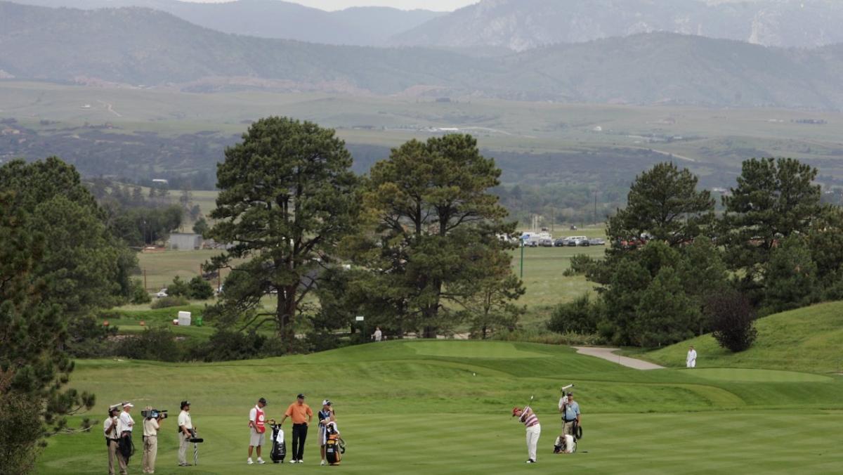 Opened in 1981, Castle Pines is laid out 6,000 feet above sea level